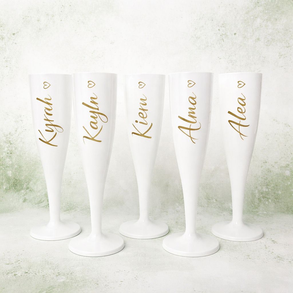 Personalised Bridal Flutes