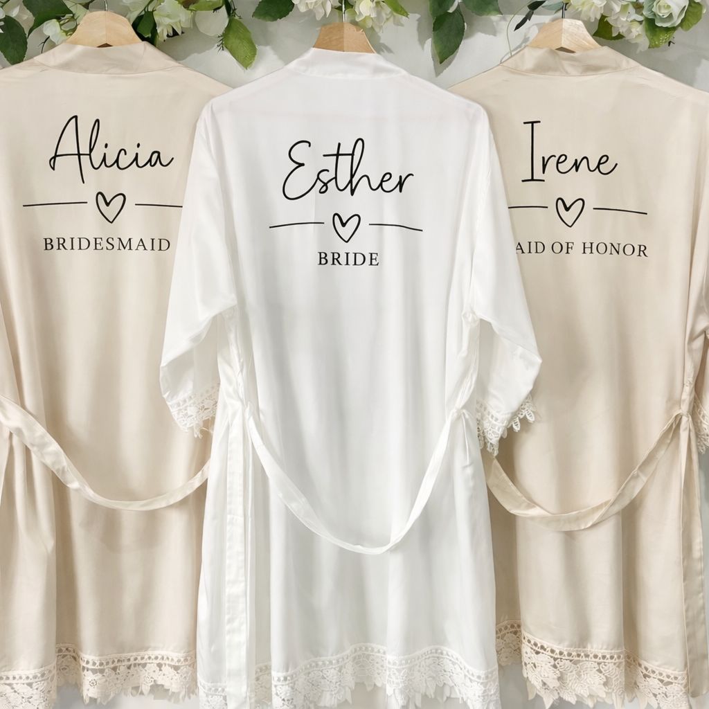 Personalised Bridesmaid Robes